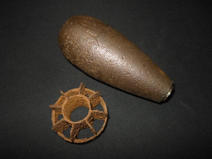 WW2 German Luftwaffe Splitterbombe – SD-1 CLUSTER BOMBLET – AB500 – NICE! — image 3