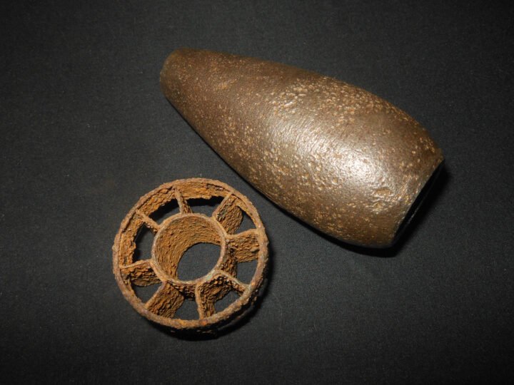 WW2 German Luftwaffe Splitterbombe – SD-1 CLUSTER BOMBLET – AB500 – NICE! — image 4