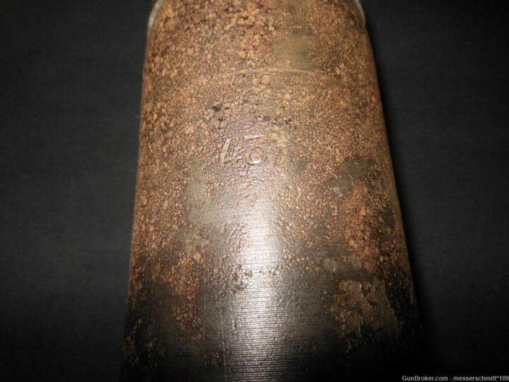 WW2 German Wehrmacht – 7.5cm KwK40 COMPLETE AP ROUND & SHELL CASING – PaK39 KwK40 – NICE! — image 10