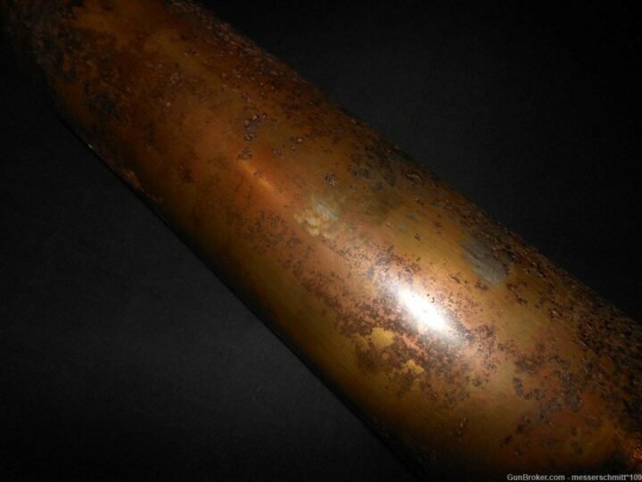 WW2 German Wehrmacht – 7.5cm KwK40 COMPLETE AP ROUND & SHELL CASING – PaK39 KwK40 – NICE! — image 3