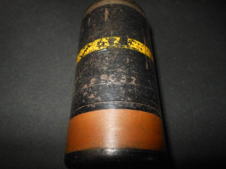 WW2 Imperial Japanese Army – MODEL 89 KNEE MORTAR ROUND – INERT – VERY NICE! — image 11