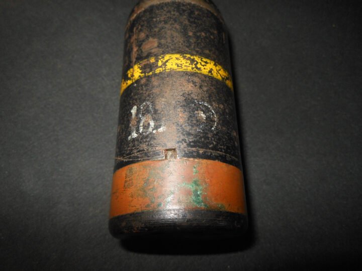 WW2 Imperial Japanese Army – MODEL 89 KNEE MORTAR ROUND – INERT – VERY NICE! — image 4