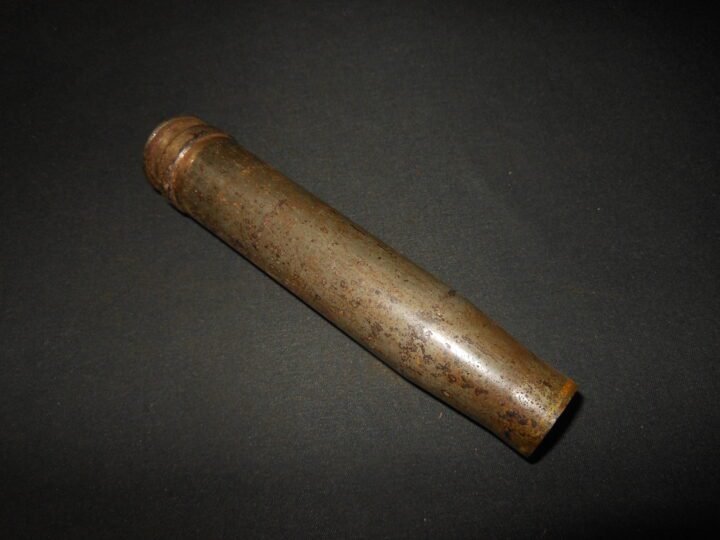 WW2 German Kriegsmarine 20mm 20×138 FlaK 30/38 – STEEL SHELL CASING #1 – VERY NICE! — image 2