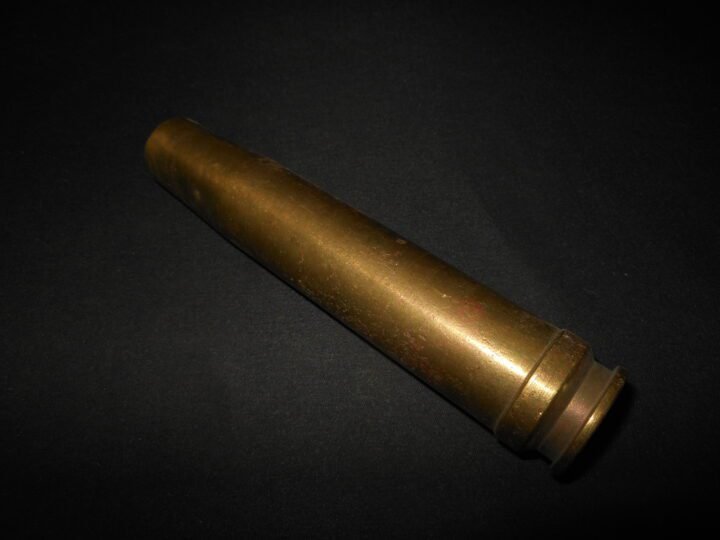 WW2 German Kriegsmarine 20mm 20×138 FlaK 30/38 – BRASS SHELL CASING #1 – VERY NICE! — image 2