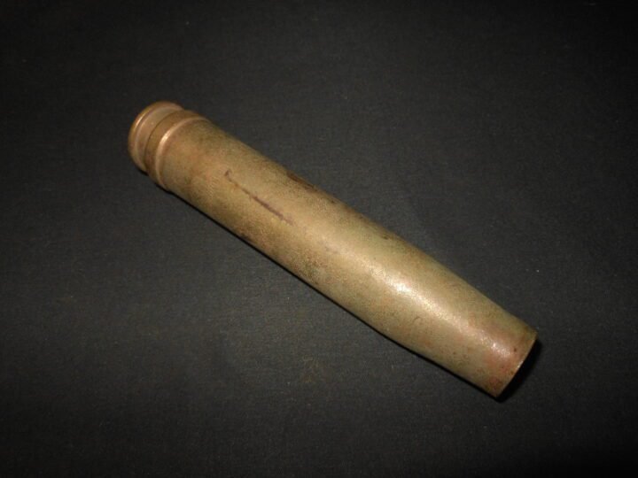 WW2 German Luftwaffe 20mm 20×138 FlaK 30/38 – BRASS SHELL CASING #2 – VERY NICE! — image 3
