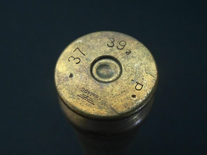 WW2 German Luftwaffe 20mm 20×138 FlaK 30/38 – BRASS SHELL CASING #2 – VERY NICE! — image 4