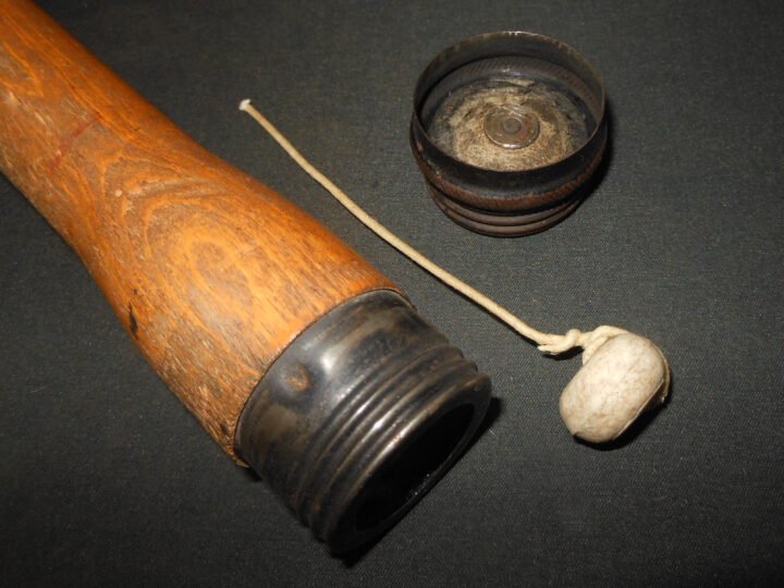 WW2 German Luftwaffe / Wehrmacht Übungs-Stielhandgranate 24 – M24 POTATO MASHER TRAINING GRENADE – INERT! — image 16