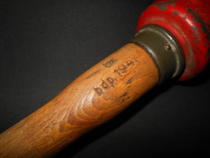 WW2 German Luftwaffe / Wehrmacht Übungs-Stielhandgranate 24 – M24 POTATO MASHER TRAINING GRENADE – INERT! — image 4