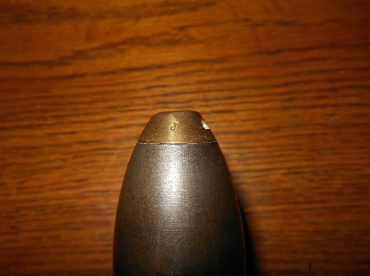 WW1 German Imperial Navy Kaiserlichmarine- 3.7cm SHIP DECK GUN ROUND – VERY NICE! — image 4