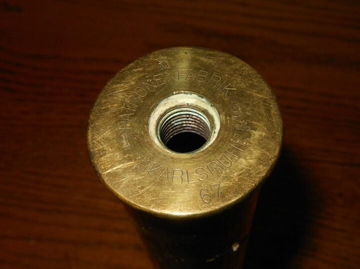 WW1 German Imperial Navy Kaiserlichmarine- 3.7cm SHIP DECK GUN ROUND – VERY NICE! — image 6