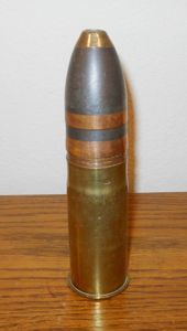 WW1 German Imperial Navy Kaiserlichmarine- 3.7cm SHIP DECK GUN ROUND …