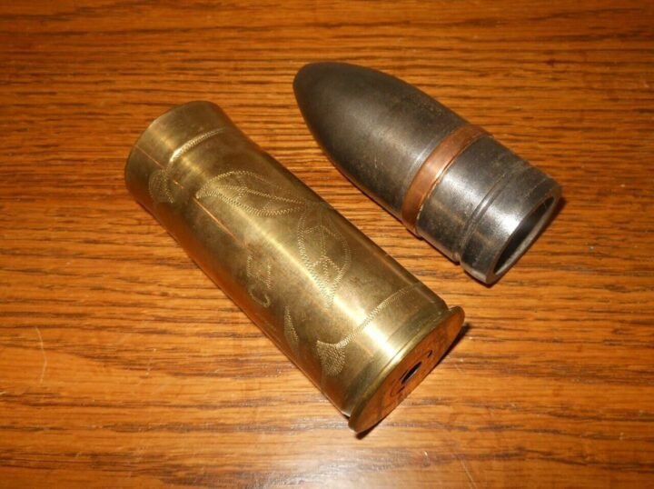 WW1 German Army – 3.7cm INFANTERIEGESCHUTZ M.15 – TRENCH ART ROUND – VERY NICE! — image 5