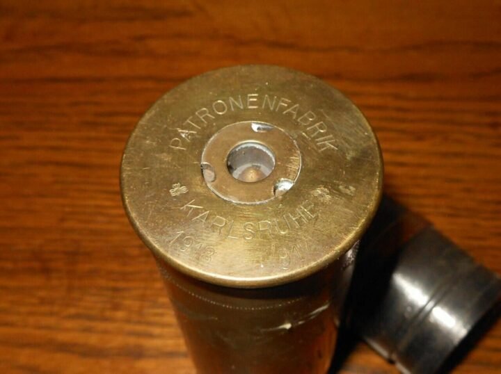 WW1 German Army – 3.7cm INFANTERIEGESCHUTZ M.15 – TRENCH ART ROUND – VERY NICE! — image 6