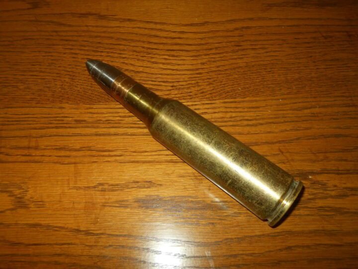 WW2 Japanese Imperial Japanese NAVY Type 96 25mm AP Round – Type 97 Anti-Tank / Anti-Aircraft Cannon – RARE! — image 2