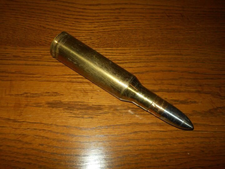 WW2 Japanese Imperial Japanese NAVY Type 96 25mm AP Round – Type 97 Anti-Tank / Anti-Aircraft Cannon – RARE! — image 3