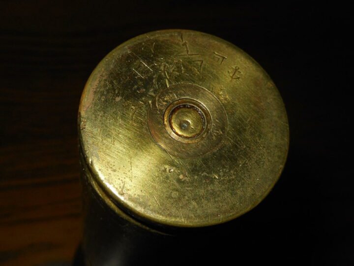 WW2 Japanese Imperial Japanese NAVY Type 96 25mm AP Round – Type 97 Anti-Tank / Anti-Aircraft Cannon – RARE! — image 4