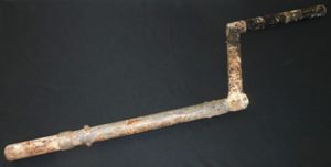 WW2 German Luftwaffe – AIRCRAFT ENGINE STARTER CRANK #2 – …