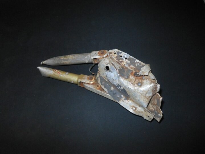 W II German Aircraft – COCKPIT ELEVATOR CONTROL ARMS – Ju88 A4- WITH HISTORY! — image 2