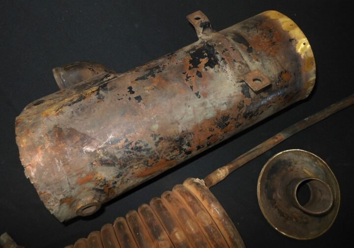 WW German Wehrmacht Oelkuhler – ENGINE OIL COOLER PARTS – MAYBACH HL42 – RARE! — image 4