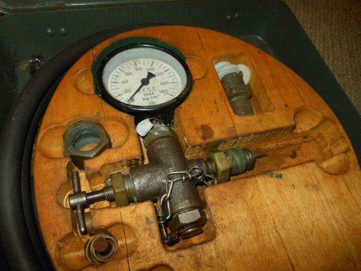 WW II German Cannon Luftanschluß – PRESSURE TESTING TOOLS – 76mm CANNON – RARE — image 4