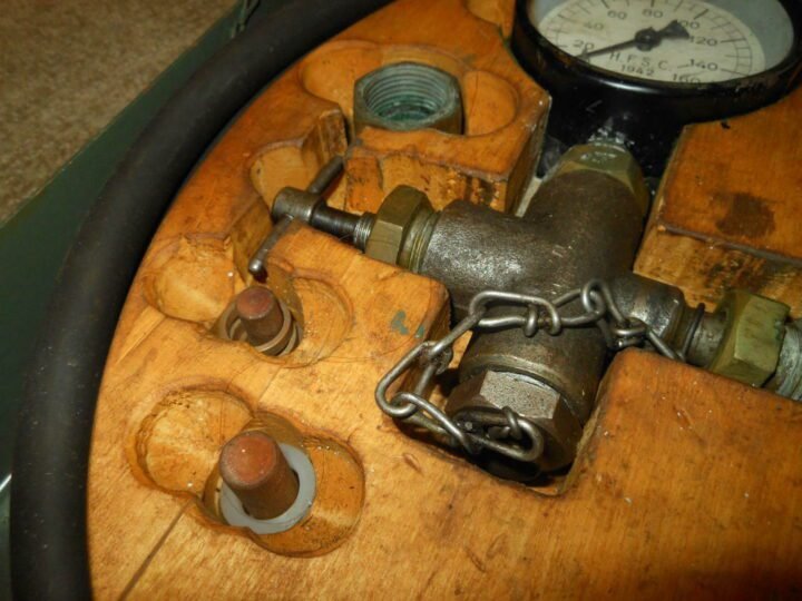 WW II German Cannon Luftanschluß – PRESSURE TESTING TOOLS – 76mm CANNON – RARE — image 6