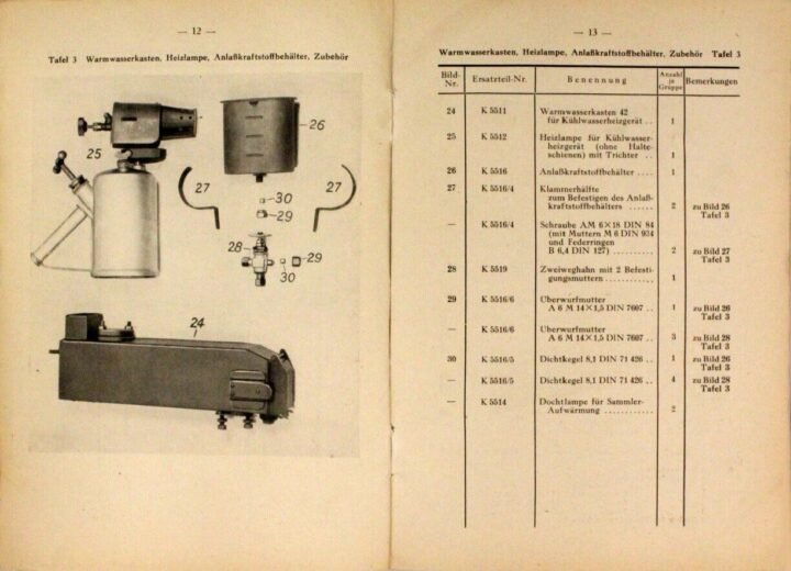 WW2 German Wehrmacht – VEHICLE ENGINE & CABIN HEATER – Sd.Kfz. 250 Sd.Kfz. 251 — image 17