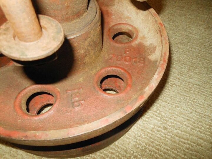 WW II German Army Panzer – TANK RETURN WHEEL – StuG III – COMPLETE – V. RARE! — image 9