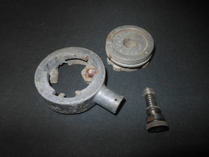 WW II German Army Zündgerät – CANNON FIRING BUTTON MOUNT – TIGER HETZER – RARE! — image 2