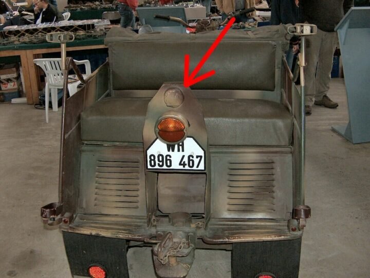 WW II German Army 5-Polig Steckdose – VEHICLE TRAILER PLUG – Opel Kubel Sdkfz — image 8