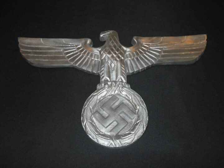 WW2 German Wehrmacht NSDAP – TRAIN / RAILWAY EAGLE – SMALL – REPRODUCTION – NICE! — image 2