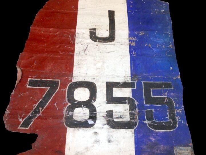 WW1 / WW2 British RAF Aircraft – TAIL RUDDER FABRIC – AIRCO DH. 9A – VERY RARE! — image 4