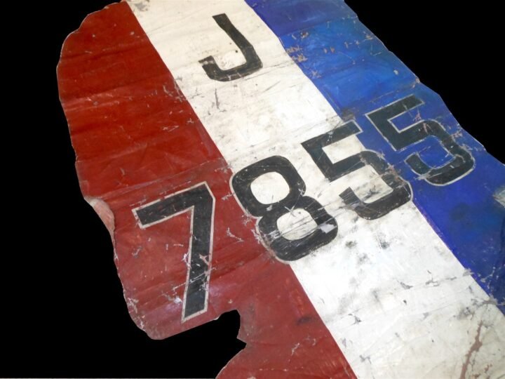 WW1 / WW2 British RAF Aircraft – TAIL RUDDER FABRIC – AIRCO DH. 9A – VERY RARE! — image 5