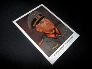 WW2 German Wehrmacht – GENERALOBEST NICHOLAS VON FALKENHORST – AUTOGRAPH …