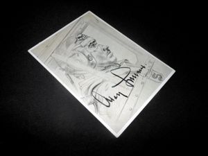 WW2 German Luftwaffe Autograph – GENERAL ADOLF GALLAND – WARTIME …