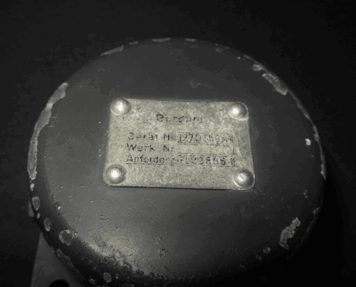 WW2 German Luftwaffe Aircraft – KIENZLE COCKPIT CLOCK – Ju88 Me110 Do17 – SUPERB — image 9