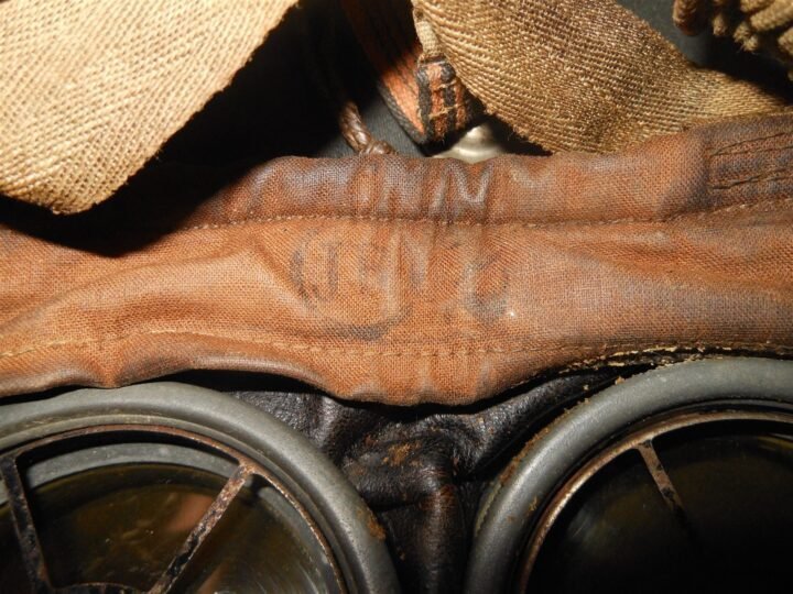 WW1 Imperial Prussian / German Army – M1917 GAS MASK & CANISTER – VERY NICE! — image 12