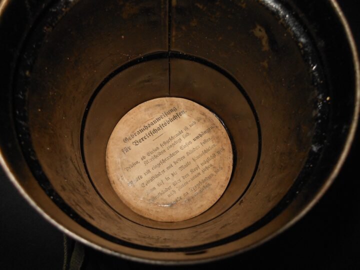 WW1 Imperial Prussian / German Army – M1917 GAS MASK & CANISTER – VERY NICE! — image 18