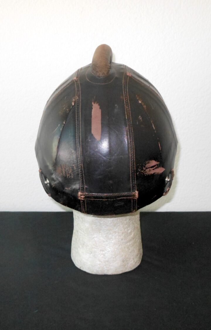 WW2 German Luftwaffe SSK90 Fliegerstahlhelm – STEEL FLIGHT HELMET – VERY NICE! — image 6