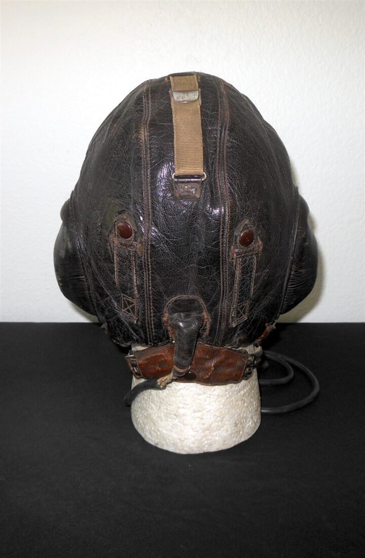 WW2 German Luftwaffe LKpW101 Fliegerkopfhaube – WINTER FUR FLIGHT HELMET – RARE! — image 4