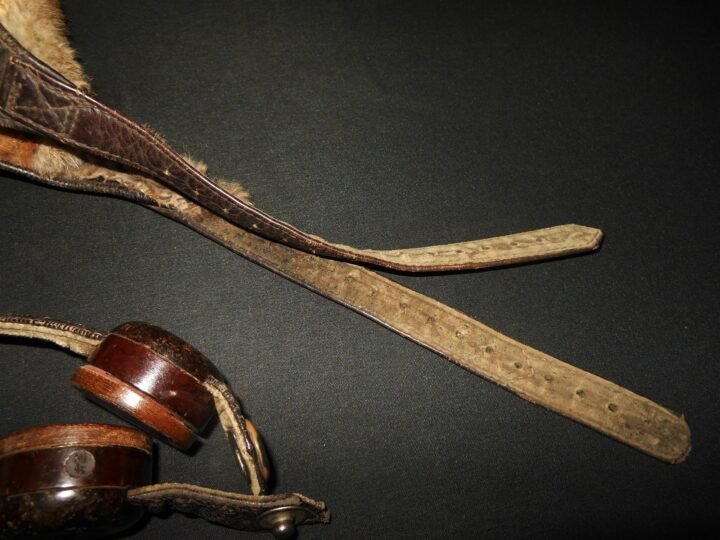 WW2 German Luftwaffe LKpW101 Fliegerkopfhaube – WINTER FUR FLIGHT HELMET – RARE! — image 8