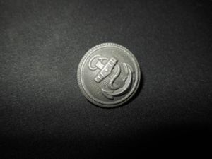 WW2 German Kriegsmarine – LEATHER DECK JACKET BUTTON – VERY …