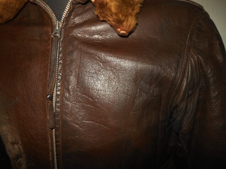 WW2 US NAVY & MARINE CORPS – G-1 / M-422A LEATHER PILOT FLIGHT JACKET – NICE! — image 12