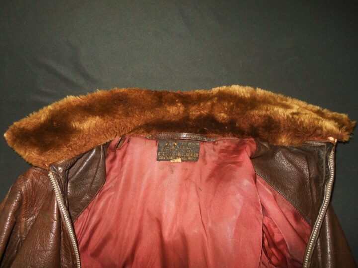 WW2 US NAVY & MARINE CORPS – G-1 / M-422A LEATHER PILOT FLIGHT JACKET – NICE! — image 14