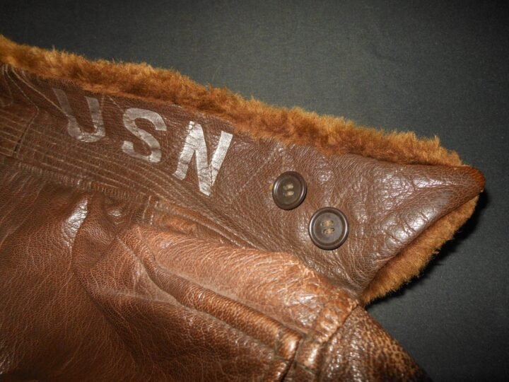 WW2 US NAVY & MARINE CORPS – G-1 / M-422A LEATHER PILOT FLIGHT JACKET – NICE! — image 21