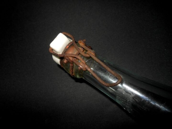 WW2 German Luftwaffe Getränkeflasche/Bierflasche – GLASS BEER BOTTLE #3 – NICE! — image 3