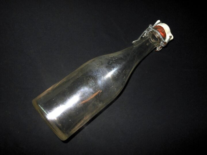 WW2 German Luftwaffe Getränkeflasche/Bierflasche – GLASS BEER BOTTLE #2 – NICE! — image 3