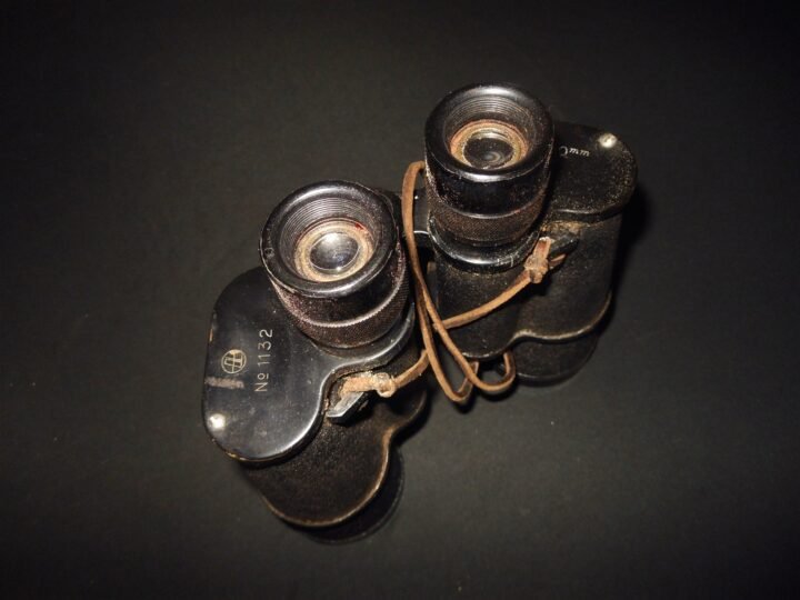 WW2 Imperial Japanese Navy – 7×50 FIELD BINOCULARS + CASE & SUN FILTERS – NICE! — image 10