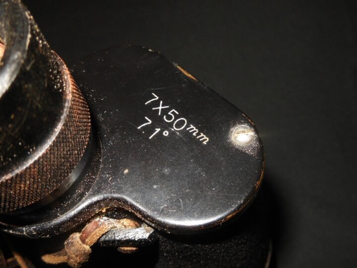 WW2 Imperial Japanese Navy – 7×50 FIELD BINOCULARS + CASE & SUN FILTERS – NICE! — image 11
