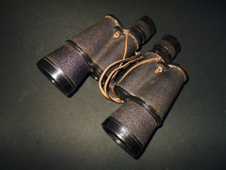 WW2 Imperial Japanese Navy – 7×50 FIELD BINOCULARS + CASE & SUN FILTERS – NICE! — image 7