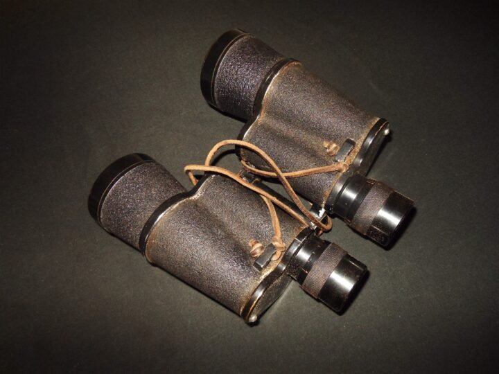 WW2 Imperial Japanese Navy – 7×50 FIELD BINOCULARS + CASE & SUN FILTERS – NICE! — image 8